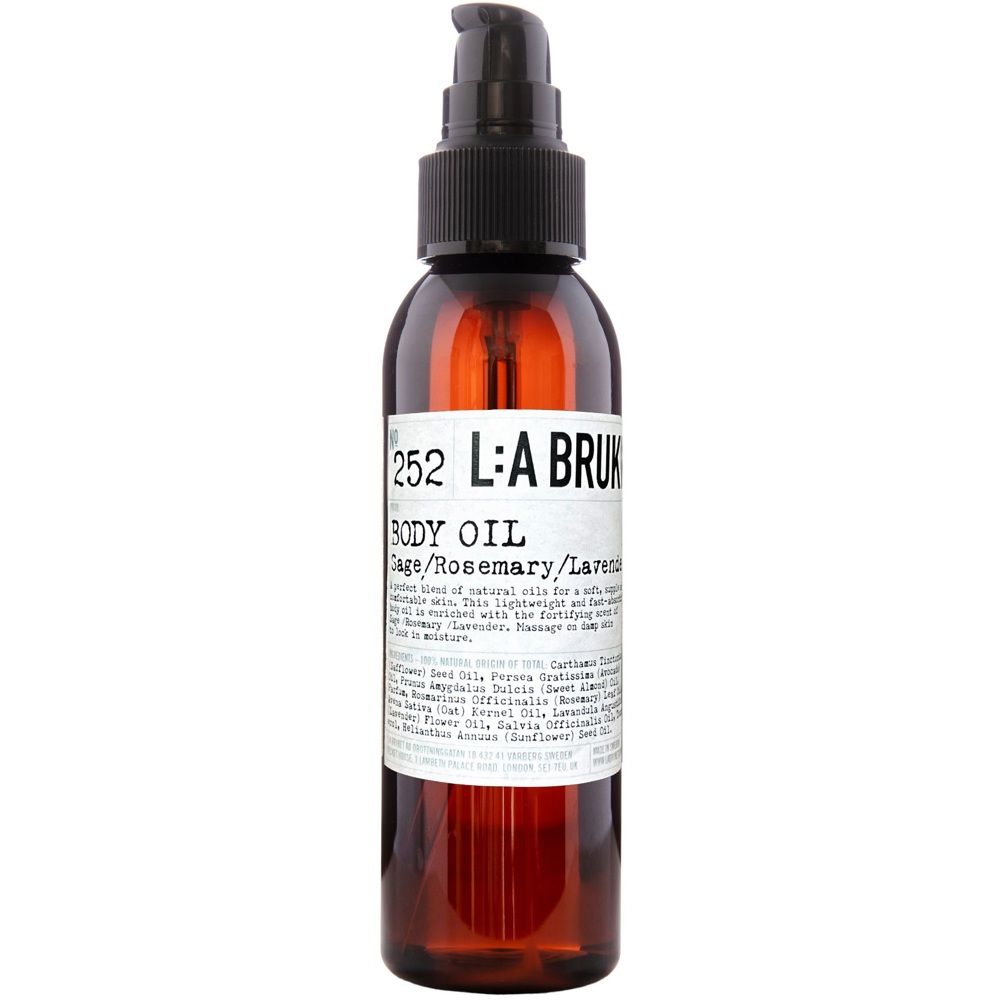 252 Body Oil Sage/Rosemary/Lavender, 120ml