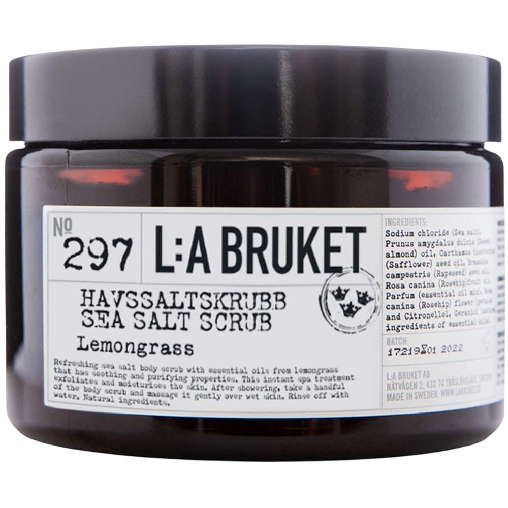 297 Sea Salt Scrub Lemongrass, 420g