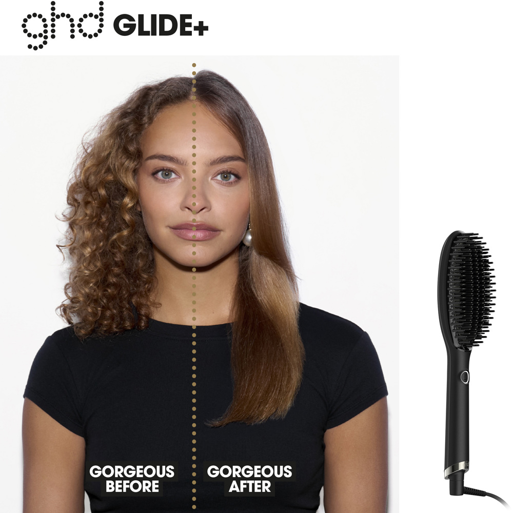 Glide+ Smoothing Hot Brush, Black