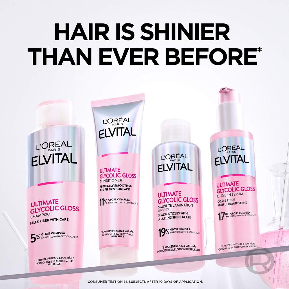 Elvital Ultimate Glycolic Gloss Shampoo