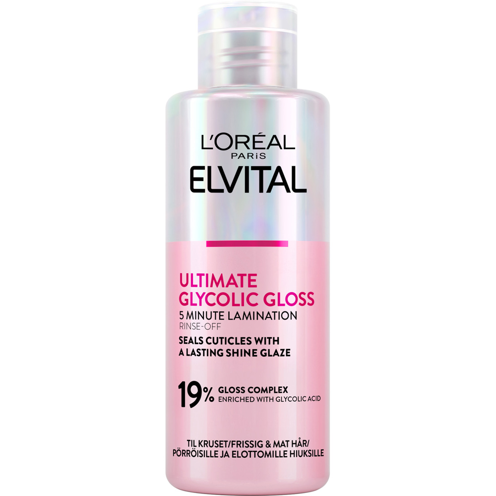 Elvital Ultimate Glycolic Gloss Rinse-Off Treatment, 200ml