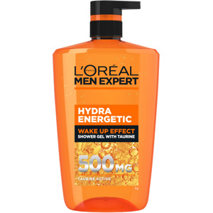 Men Expert Hydra Energetic Wake Up Effect Taurine Shower Gel, 1000ml