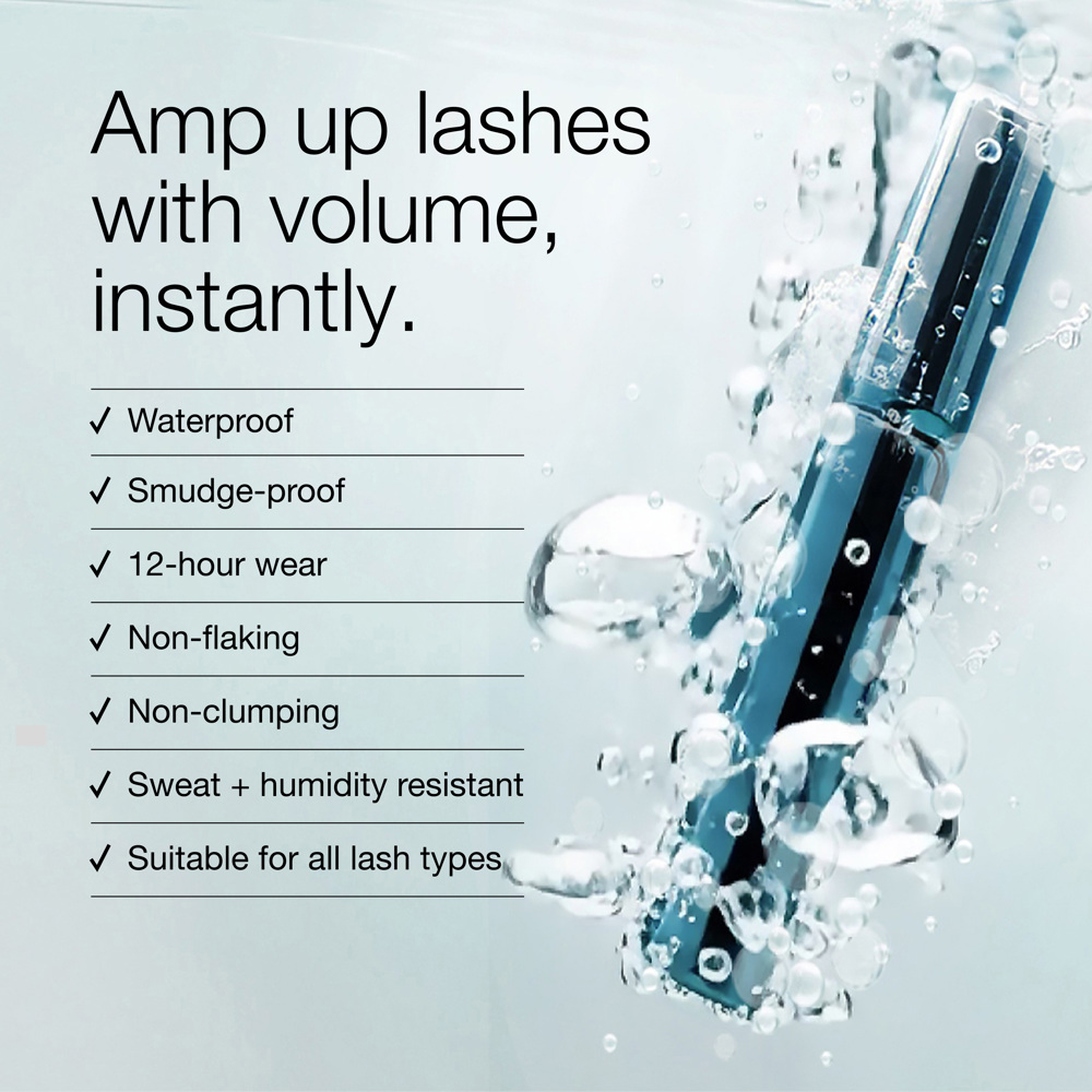 High Impact High-Fi Full Volume Waterproof Mascara, Intense Black