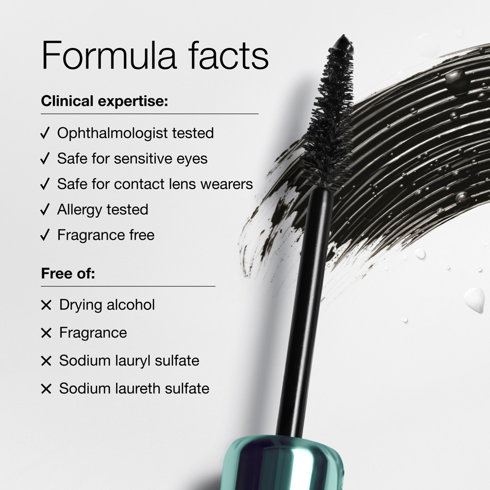 High Impact High-Fi Full Volume Waterproof Mascara, Intense Black