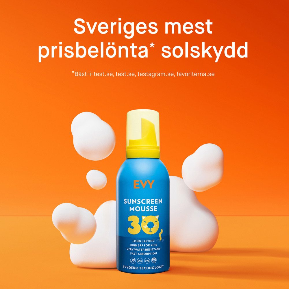 Sunscreen Mousse SPF30, KIDS Face And Body, 150ml