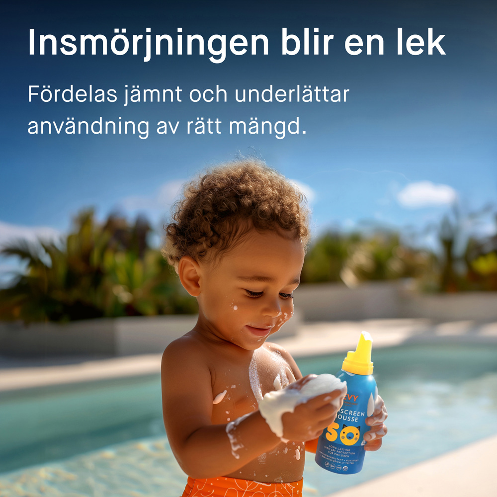 Sunscreen Mousse SPF30, KIDS Face And Body, 150ml