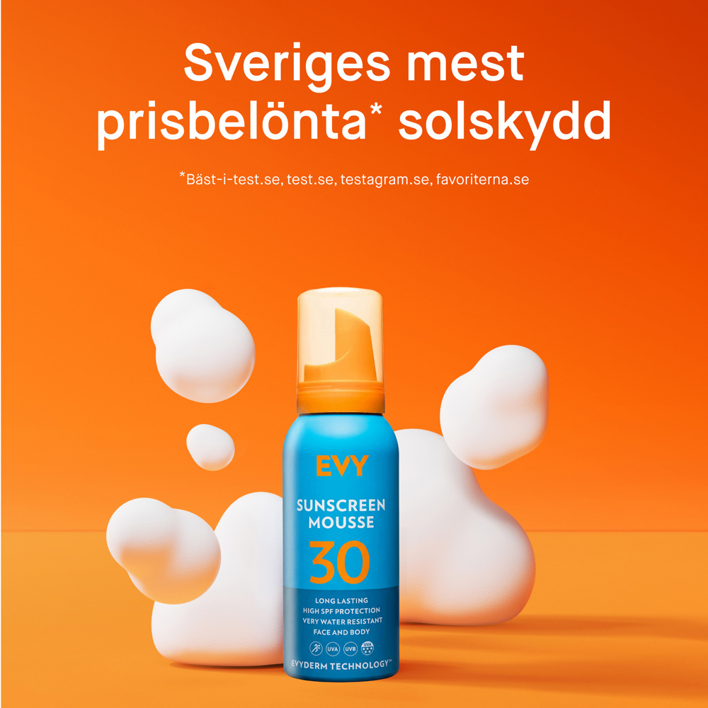 Sunscreen Mousse SPF30, Face And Body, 100ml
