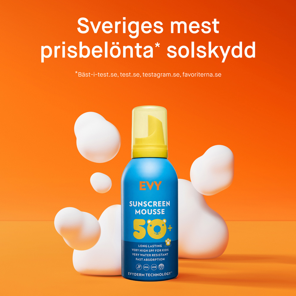 Sunscreen Mousse SPF50, KIDS Face And Body
