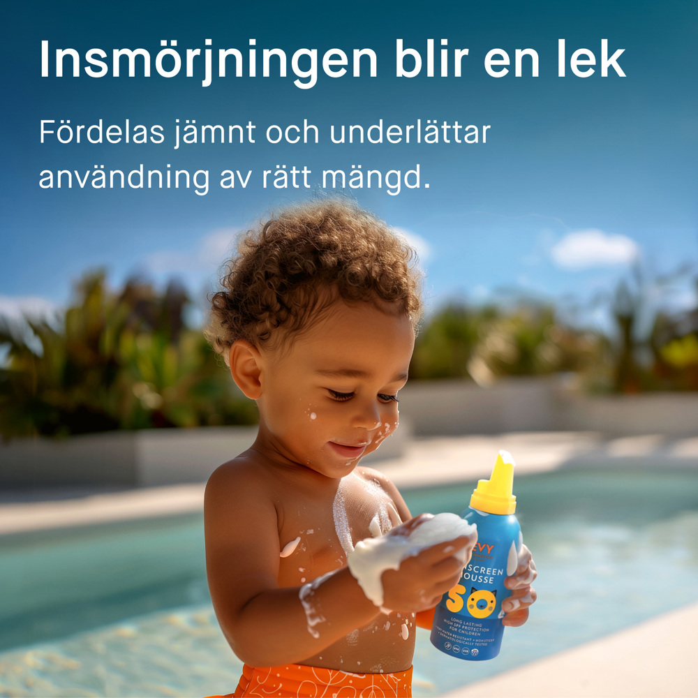 Sunscreen Mousse SPF50, KIDS Face And Body