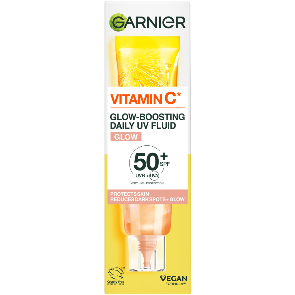 SkinActive Vitamin C Glow Boosting Daily UV Fluid SPF 50+, 40ml