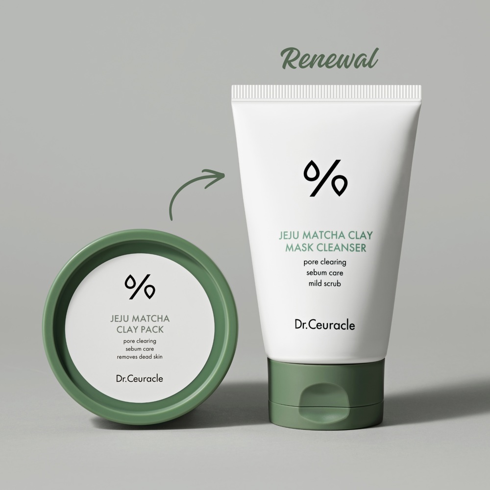 Jeju Matcha Clay Mask Cleanser, 120ml