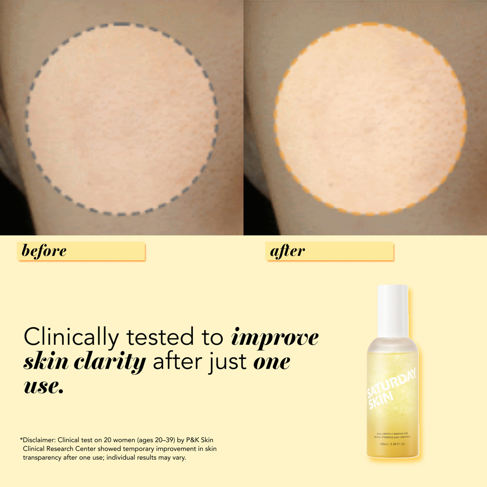Yuzu Vitamin C Essence Face Mist, 100ml