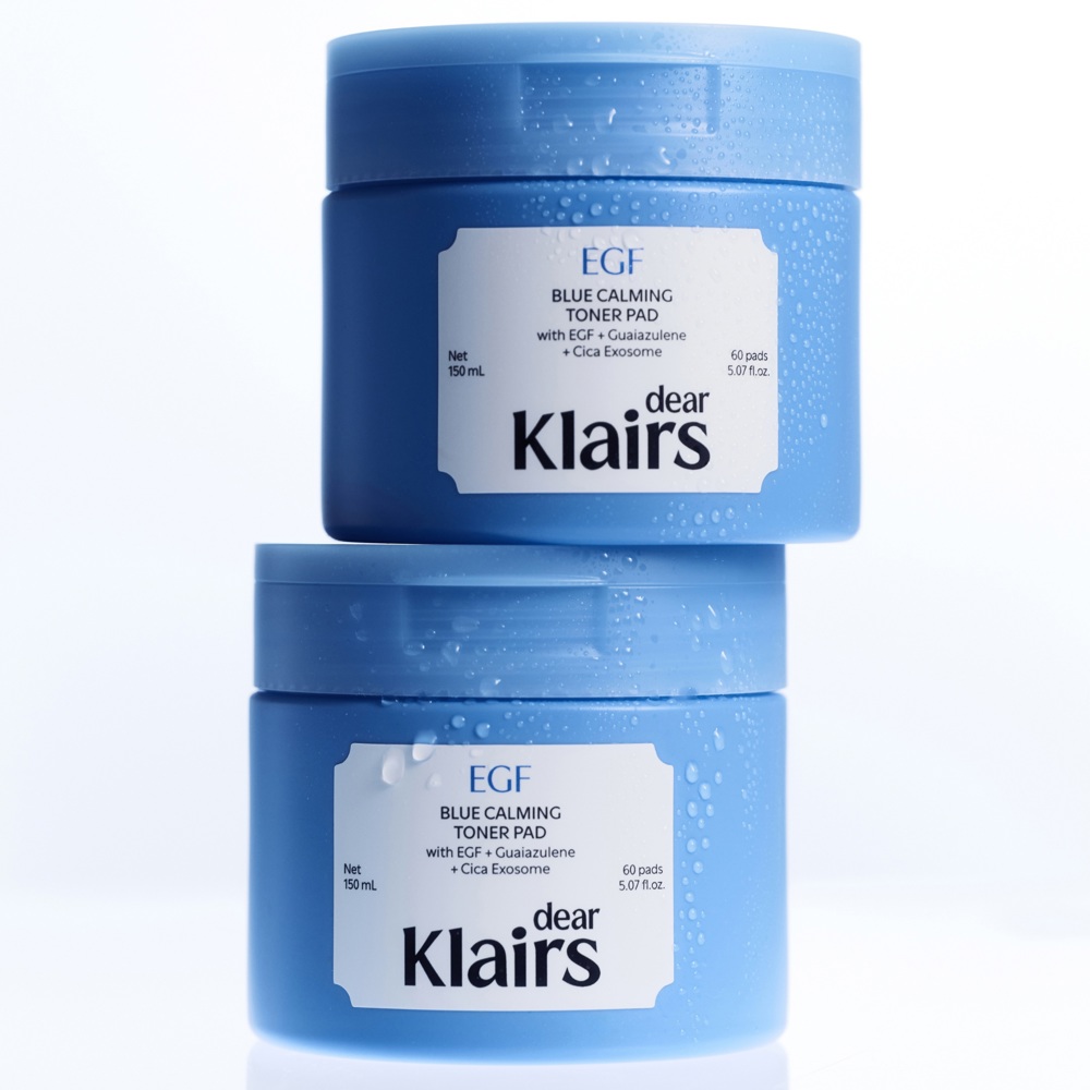 EGF Blue Calming Toner, 60 Pads