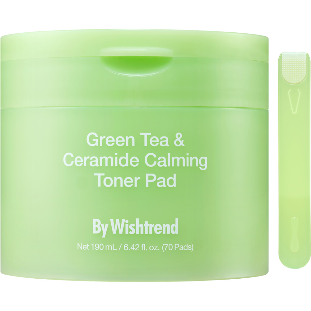 Green Tea & Ceramide Calming Toner, 70 Pads