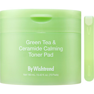 Green Tea & Ceramide Calming Toner, 70 Pads