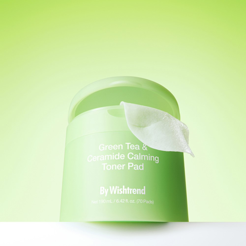 Green Tea & Ceramide Calming Toner, 70 Pads