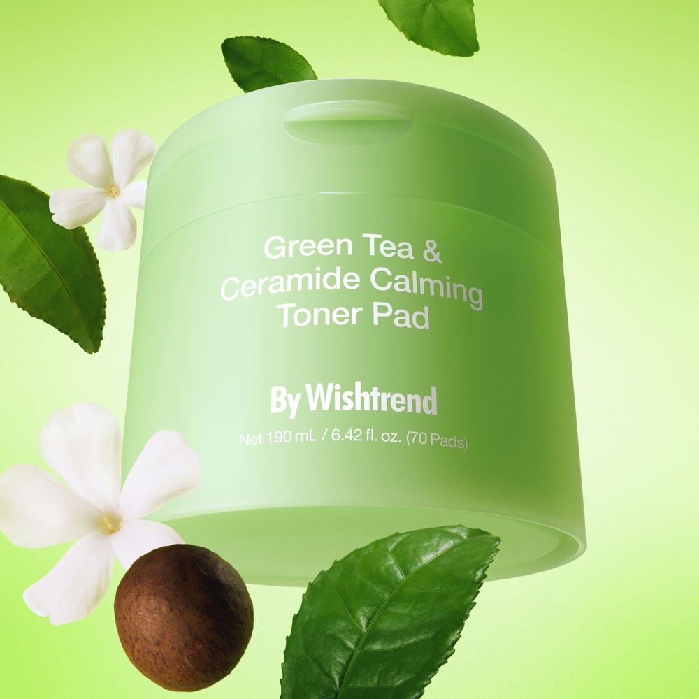 Green Tea & Ceramide Calming Toner, 70 Pads