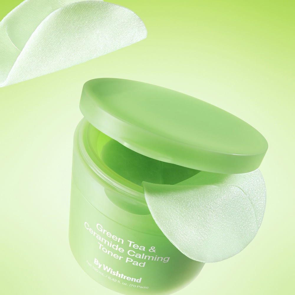 Green Tea & Ceramide Calming Toner, 70 Pads