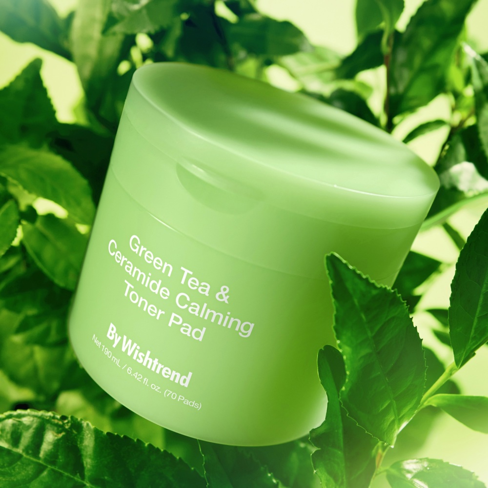 Green Tea & Ceramide Calming Toner, 70 Pads