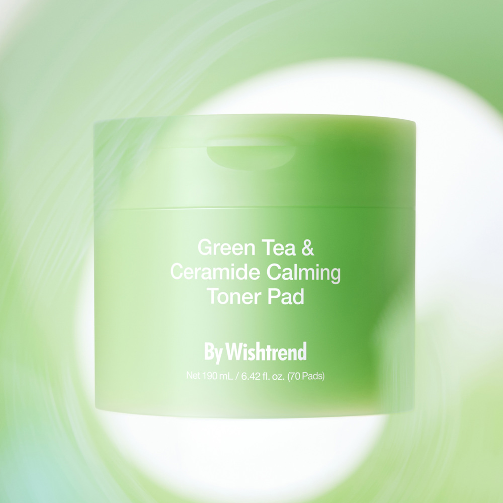 Green Tea & Ceramide Calming Toner, 70 Pads