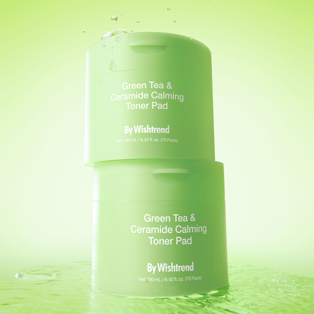Green Tea & Ceramide Calming Toner, 70 Pads