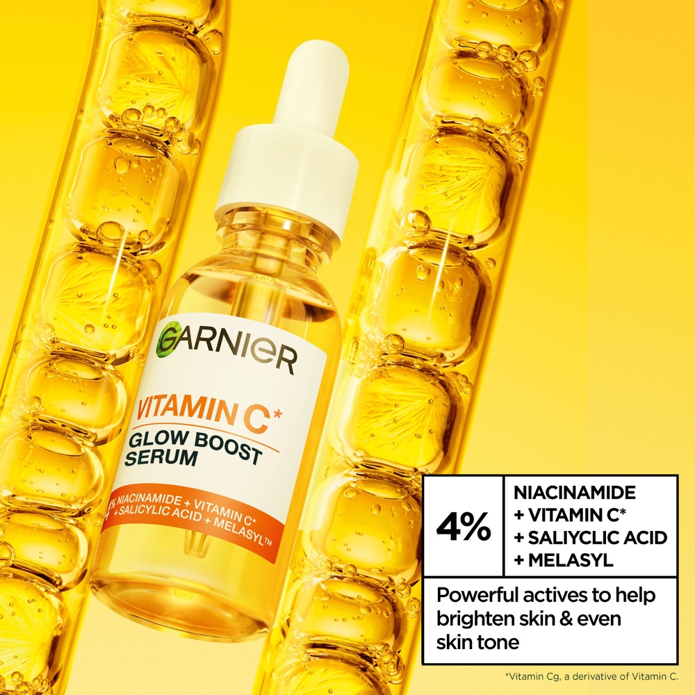 SkinActive Vitamin C Glow Boost Serum, 30ml