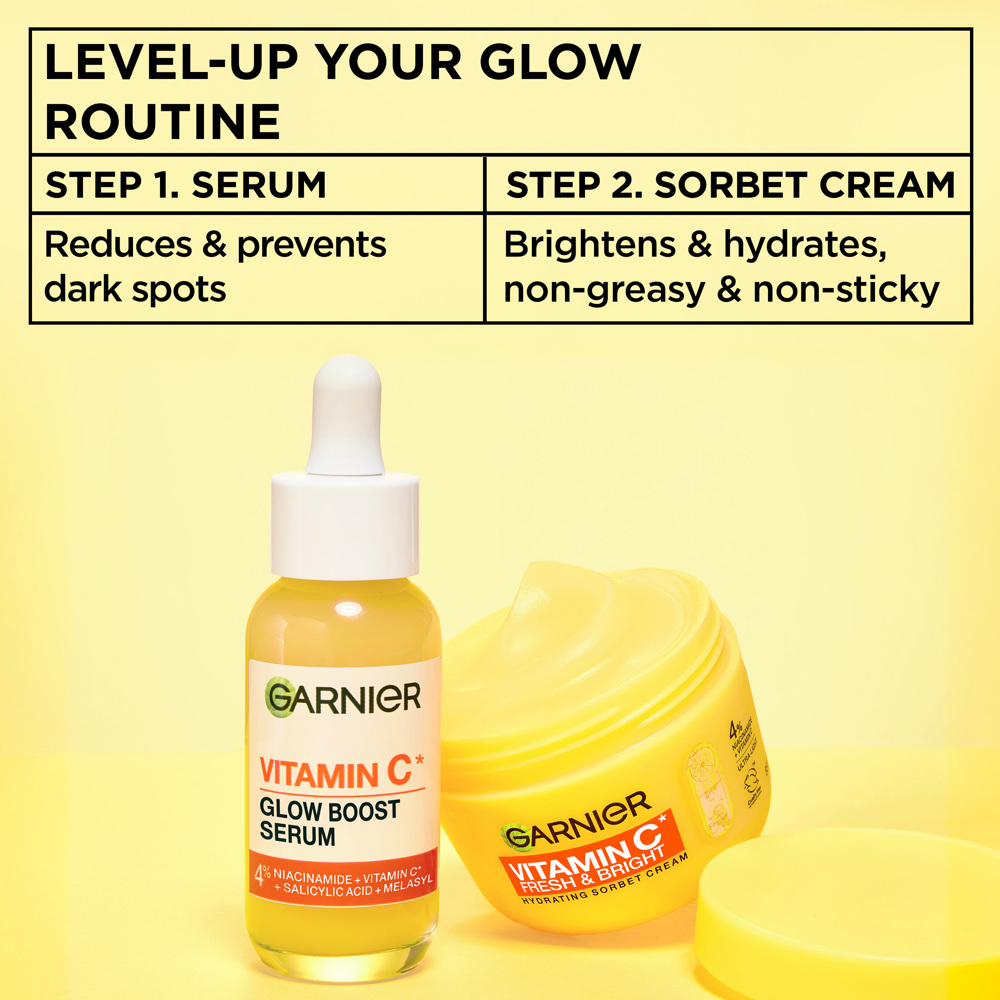SkinActive Vitamin C Glow Boost Serum, 30ml