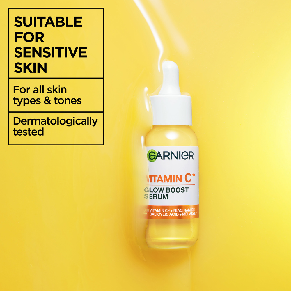 SkinActive Vitamin C Glow Boost Serum, 30ml