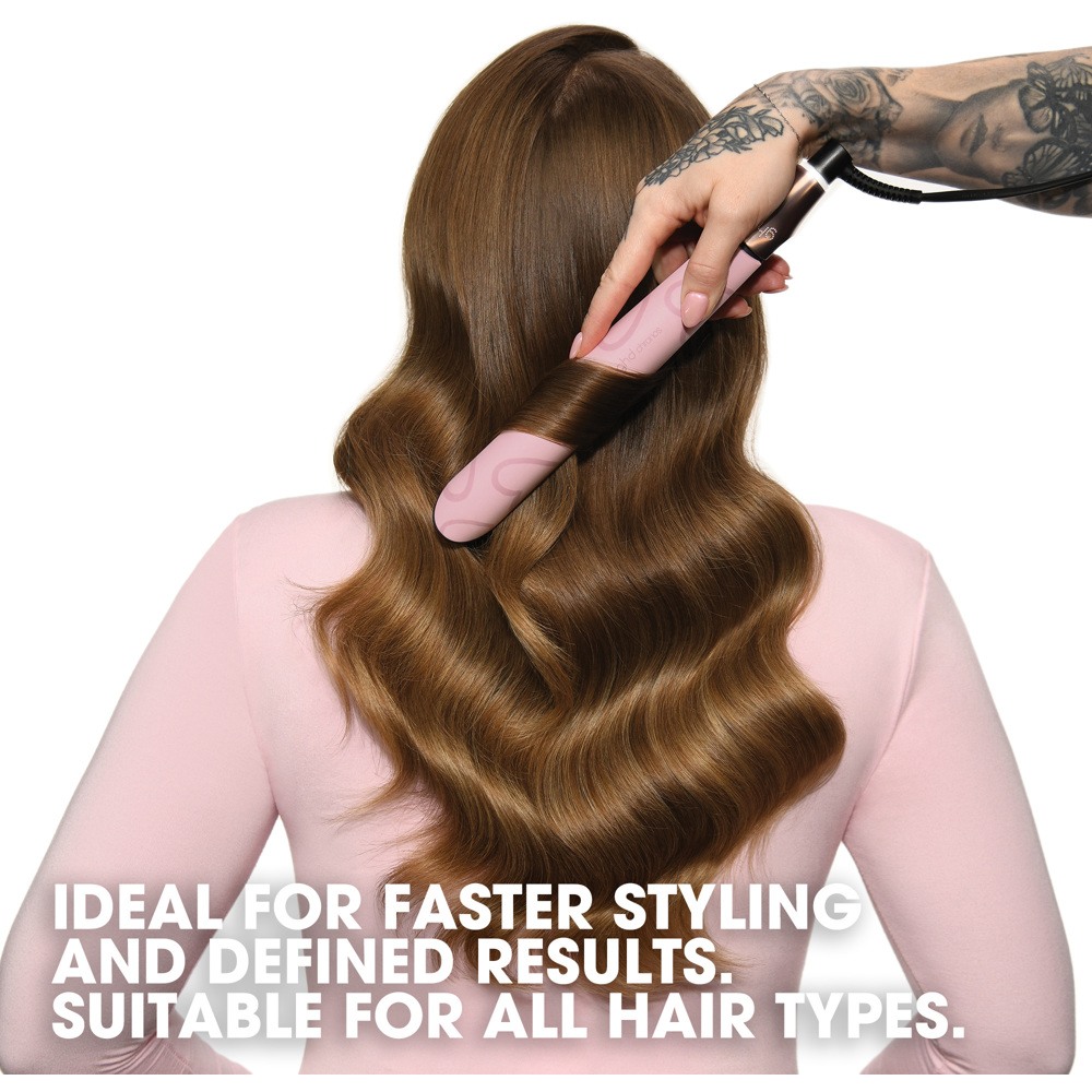 Chronos Hair Straightener, Limited Edition in Dusted Pink with Love