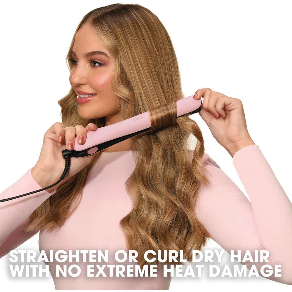 Gold Hair Straightener, Limited Edition in Dusted Pink
