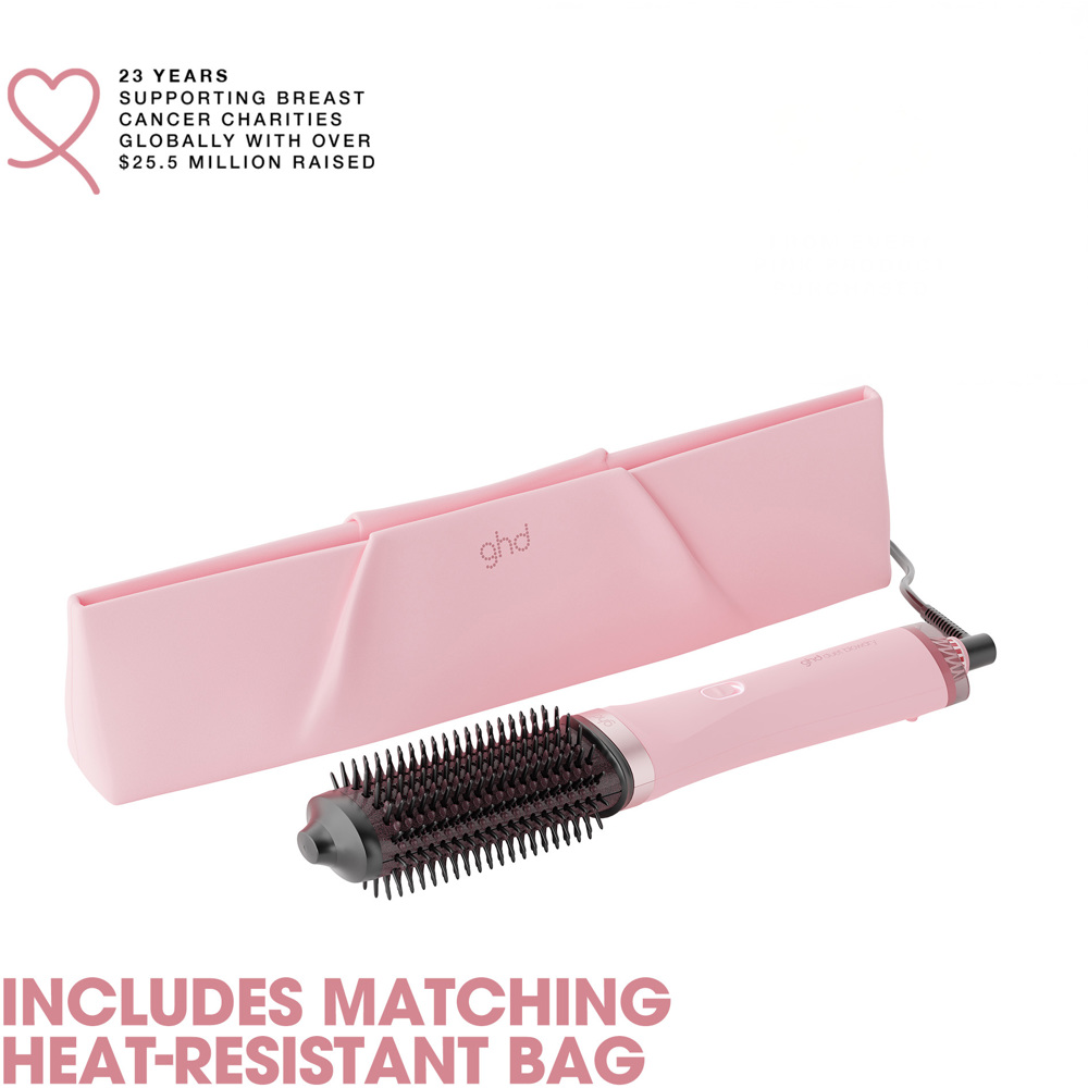 Duet Blowdry Hair Dryer Brush, Limited Edition in Dusted Pink