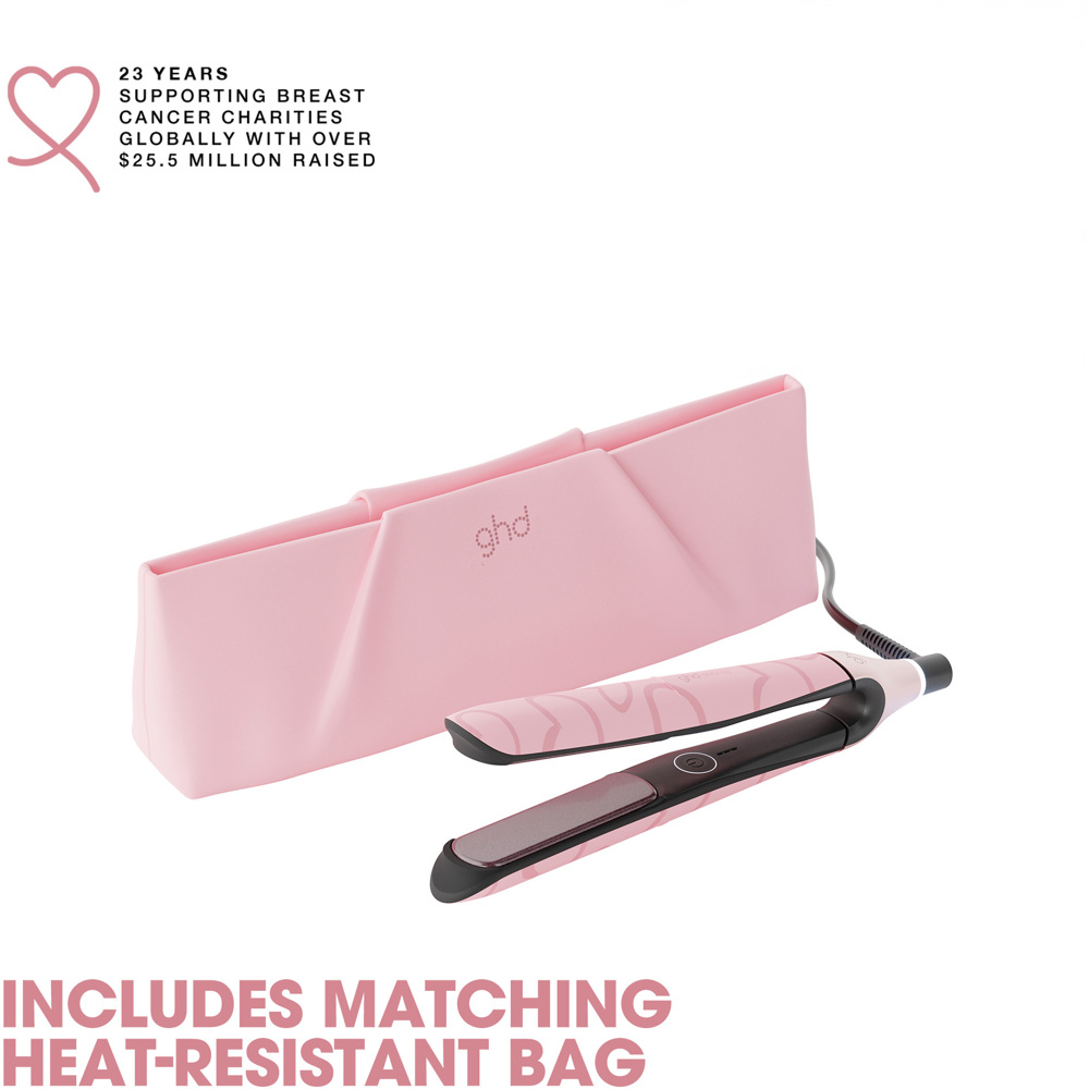 Chronos Hair Straightener, Limited Edition in Dusted Pink with Love