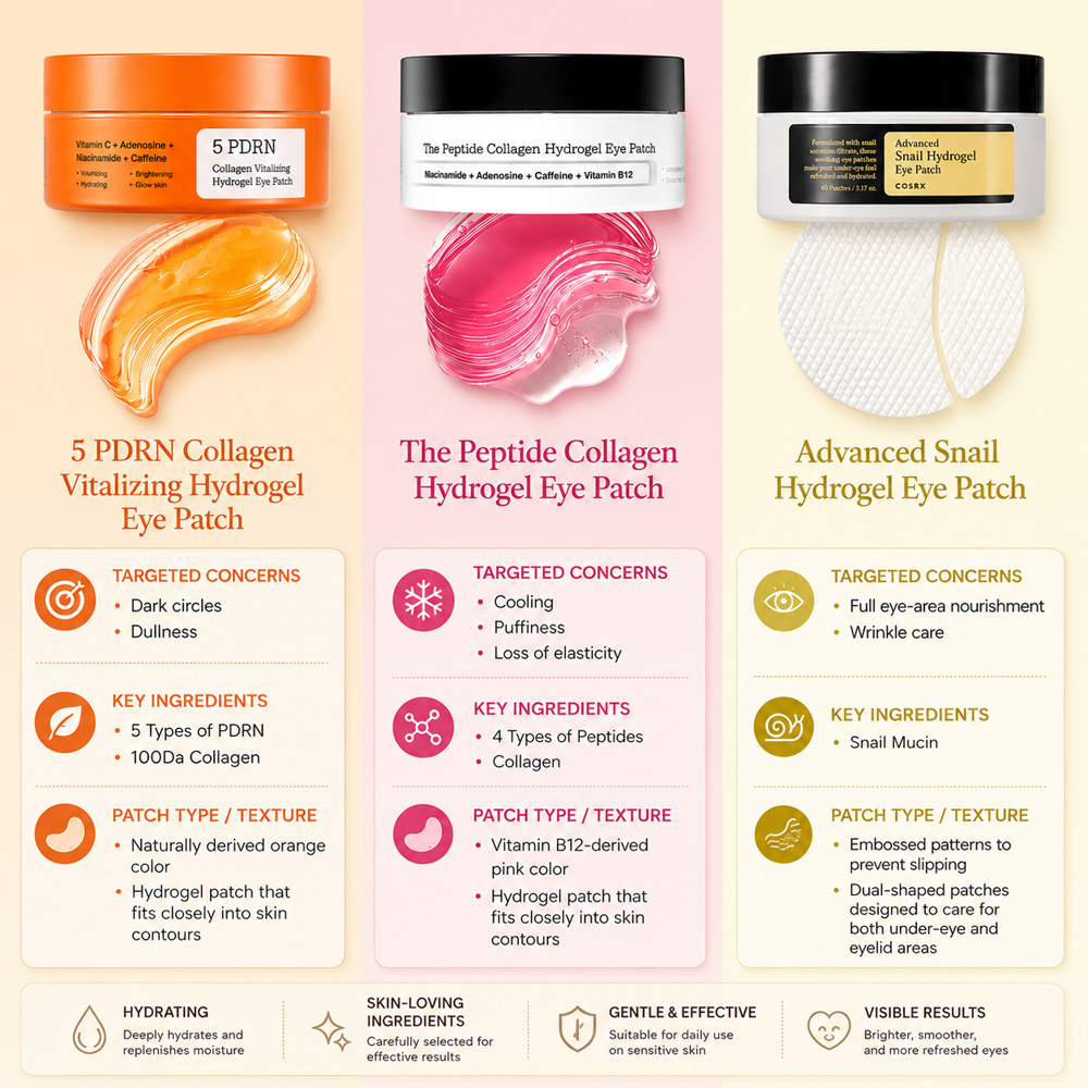 5 PDRN Collagen Vitalizing Hydrogel Eye Patch, 85g