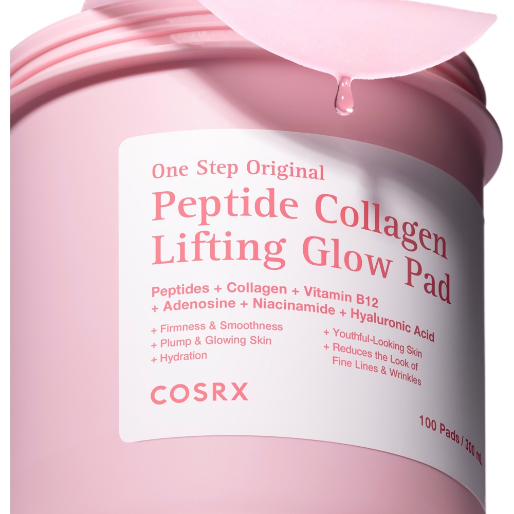 One Step Original Peptide Collagen Lifting Glow Pad, 300ml