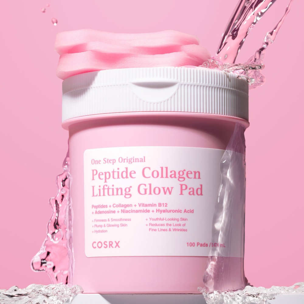One Step Original Peptide Collagen Lifting Glow Pad, 300ml