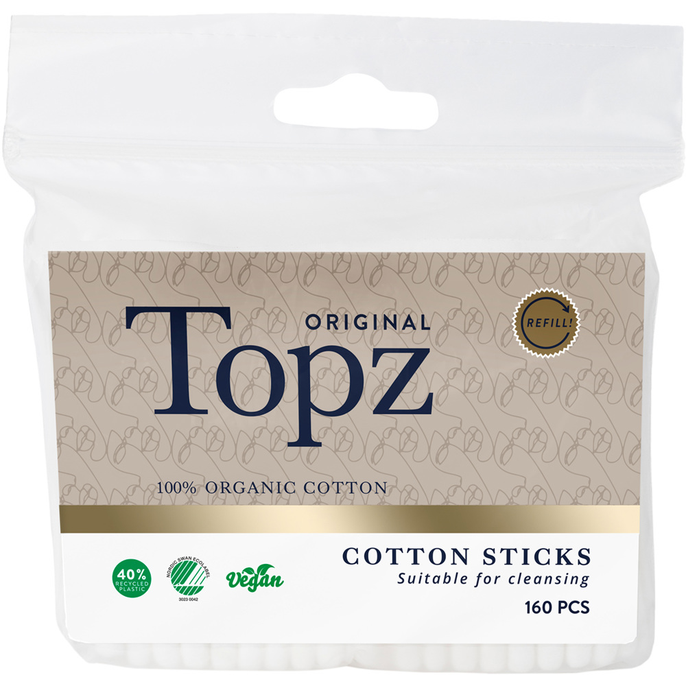 Premium Cotton Sticks, 160-Pack Refill Premium Cotton Sticks, 160-Pack Refill