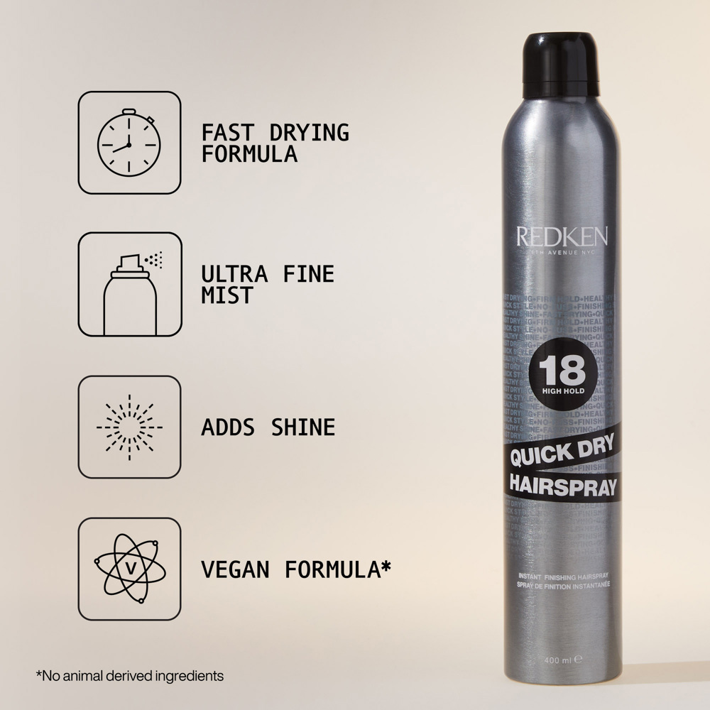 Quick Dry Hairspray, 400ml