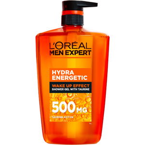 Men Expert Hydra Energetic Wake Up Effect Taurine Shower Gel, 1000ml