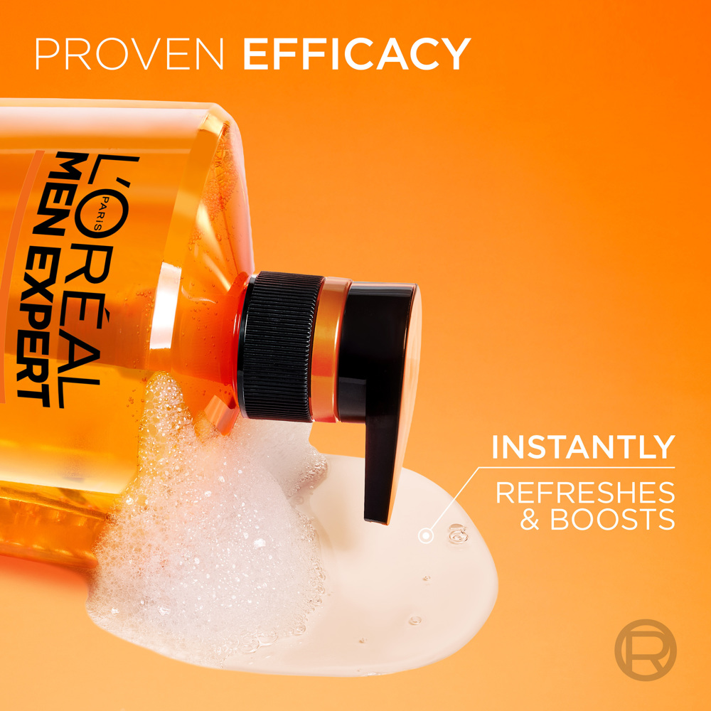 Men Expert Hydra Energetic Wake Up Effect Taurine Shower Gel, 1000ml
