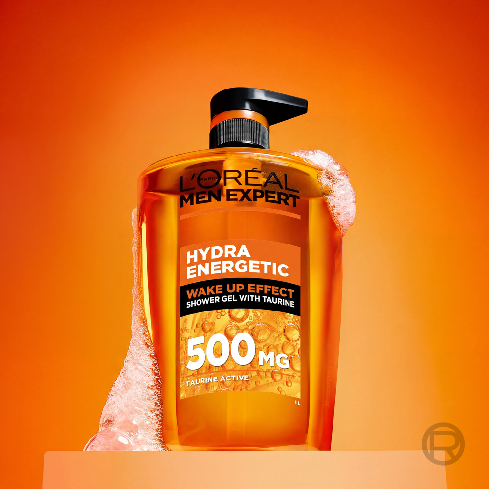 Men Expert Hydra Energetic Wake Up Effect Taurine Shower Gel, 1000ml