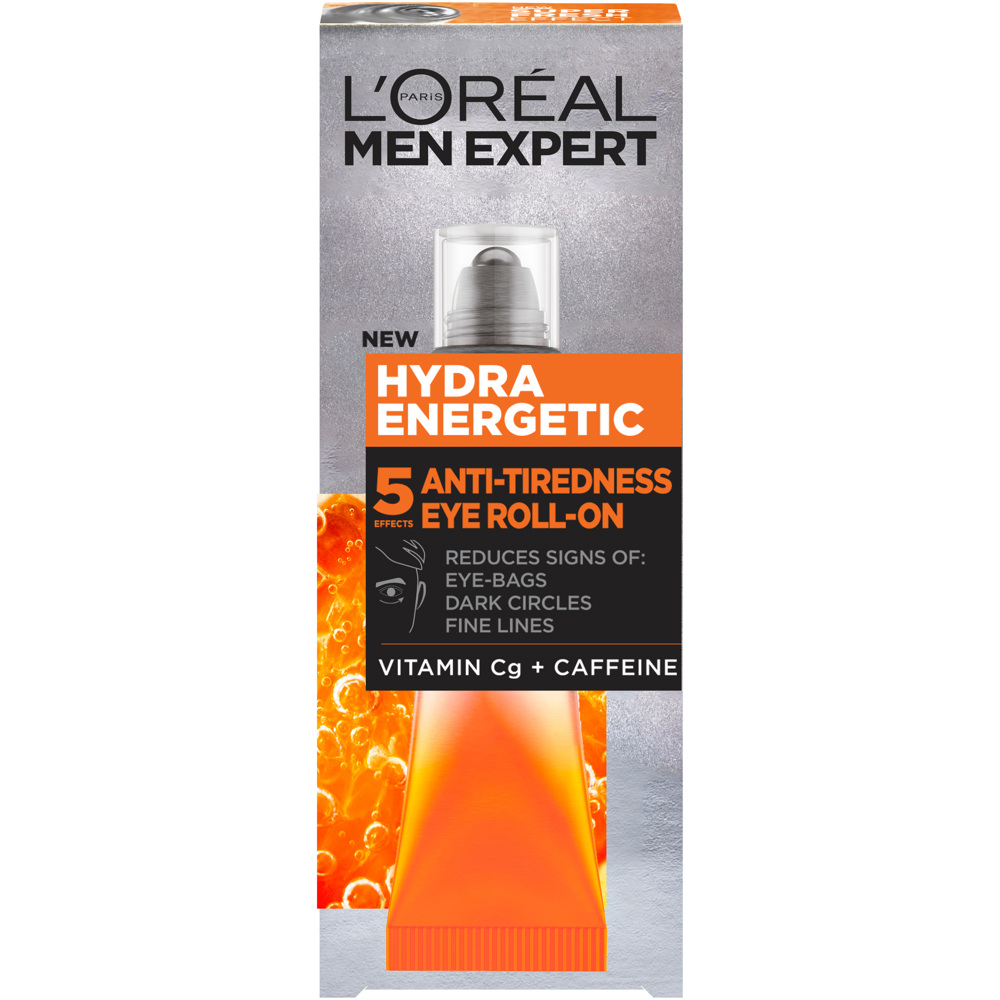 Men Expert Hydra Energetic Eye Roll-On for All Skin Types, 10ml