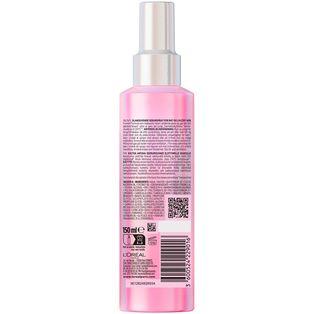 Elvital Glycolic Gloss Leave-In Spray, 150ml