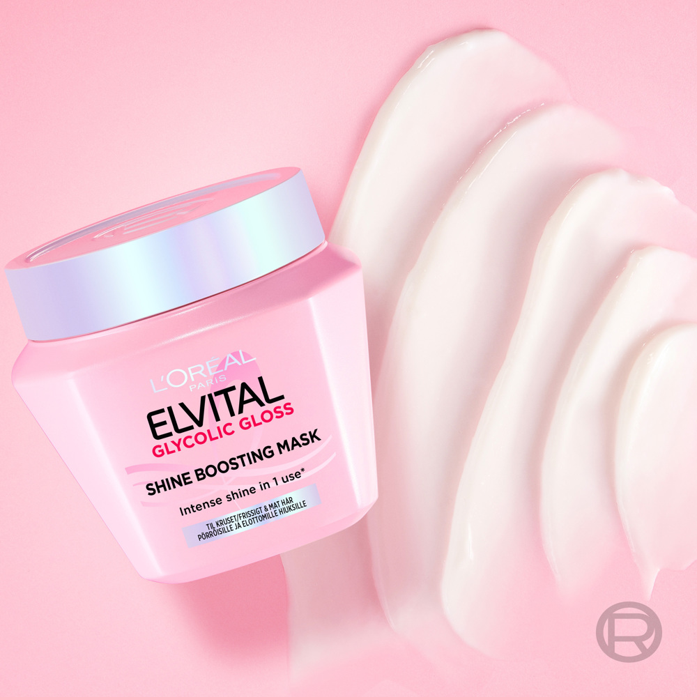 Elvital Glycolic Gloss Shine Boosting Mask, 300ml