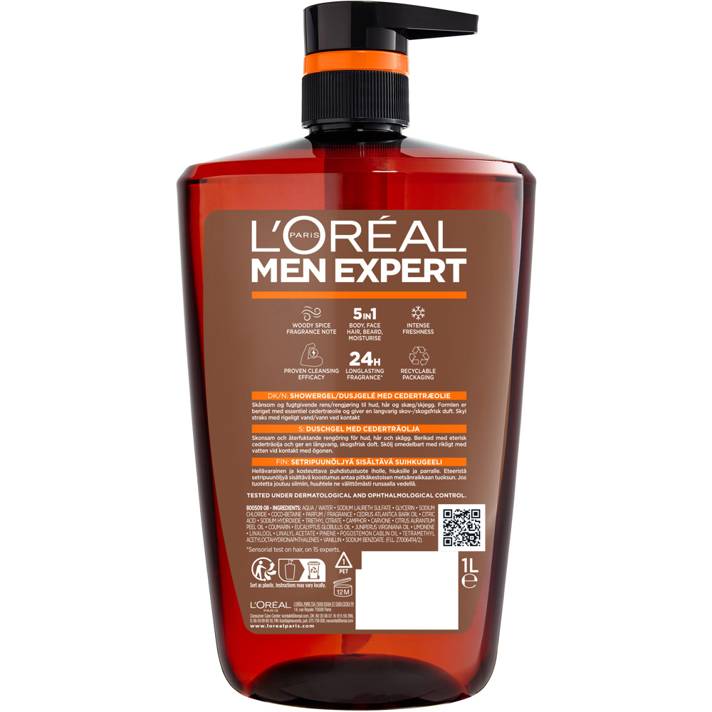 Men Expert Barber Club Body, Hair & Beard Wash