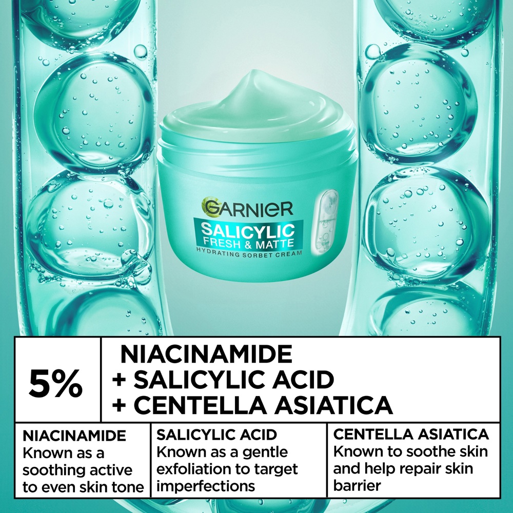 Salicylic Fresh & Matte Hydrating Sorbet Cream, 85ml
