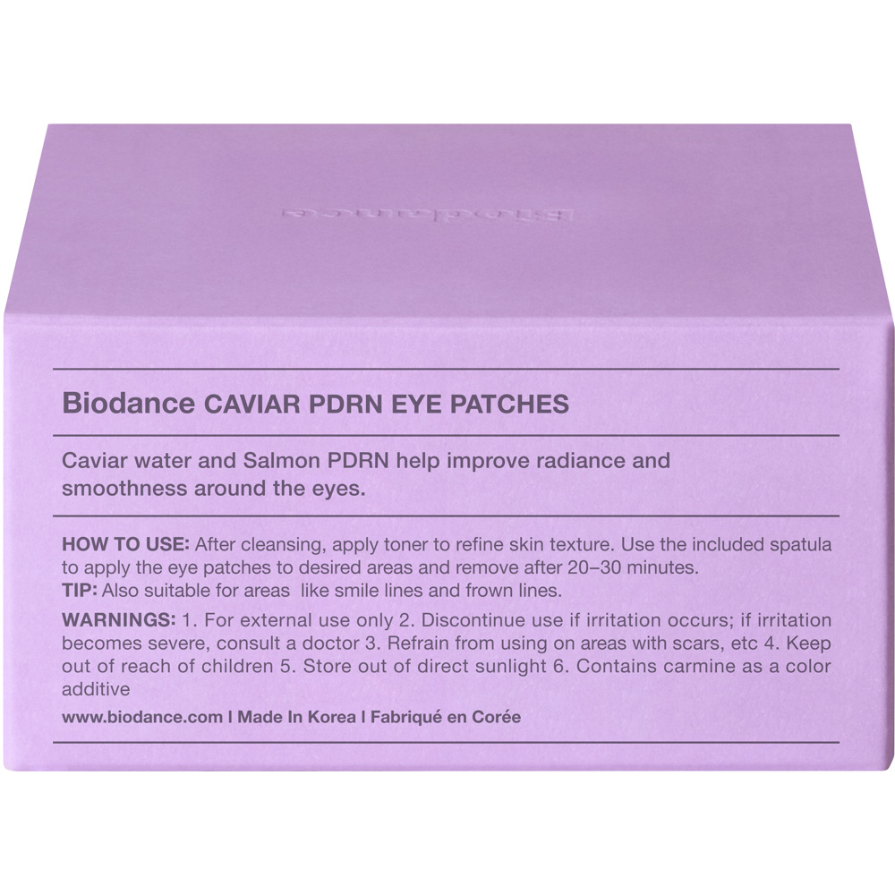 Caviar PDRN Eye Patches, 30 Pairs