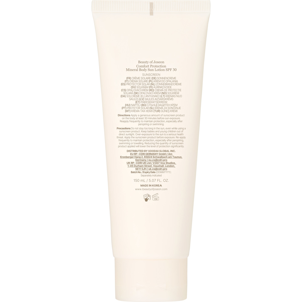 Comfort Protection Mineral Body Sun Lotion SPF30, 150ml