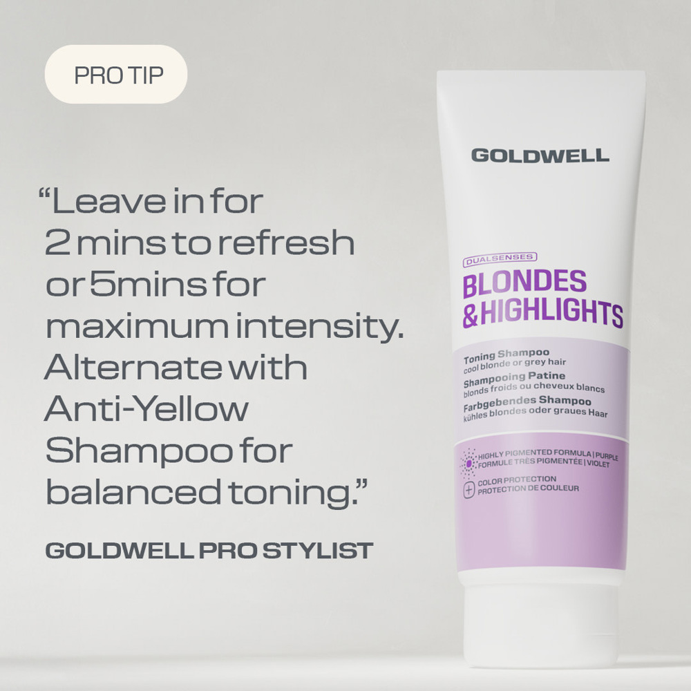 Dualsenses Blondes & Highlights Purple Toning Shampoo