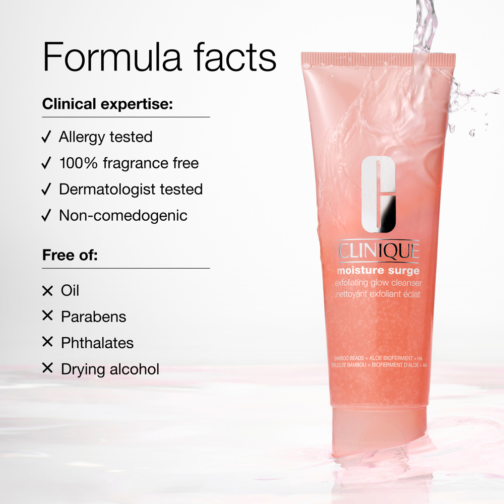 Moisture Surge Exfoliating Glow Cleanser, 125ml