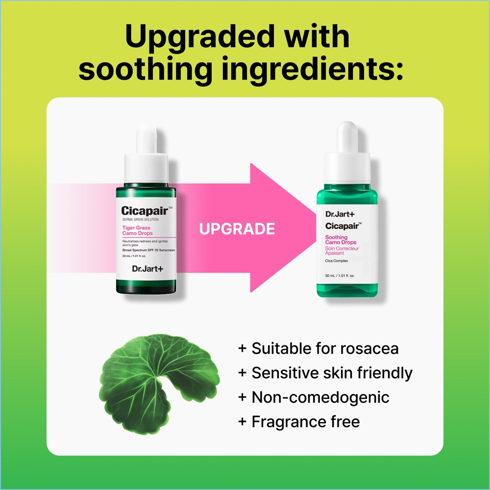 Cicapair Soothing Camo Drops SPF20, 30ml